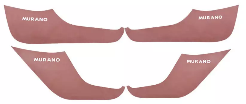 Защитная наклейка на низ боковых дверей для Nissan Murano ( 2016 - по н.в. )