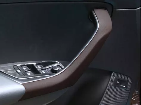 Защитные кожаные наклейки на дверные ручки для SKODA Kodiaq (2017 - по н. в.)