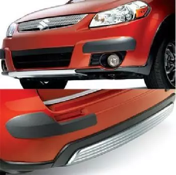Защитные молдинги бампера для Suzuki SX4 (2007 - 2013)