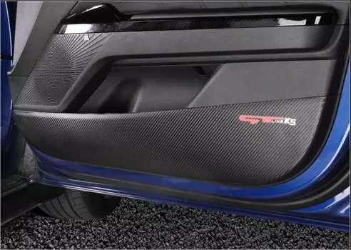 Защитные накладки GT-line на дверь и перчаточный ящик KIA K5 2020-