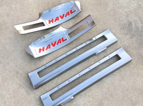 Защитные накладки на пороги для HAVAL H6 Coupe