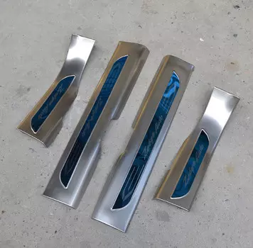 Защитные накладки на пороги для Zotye Coupa (Zotye T600 coupe) 2017 - 2019