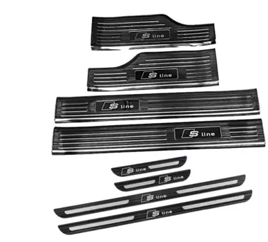 Защитные накладки на пороги S-line для AUDI Q7 2016 -