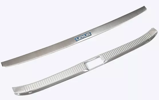 Защитные накладки на задний бампер для Lexus ES 2012 -