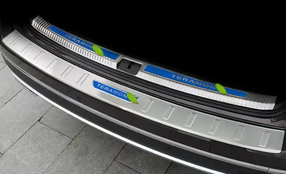 Защитные накладки на задний бампер и на багажный проем для Volkswagen Teramont