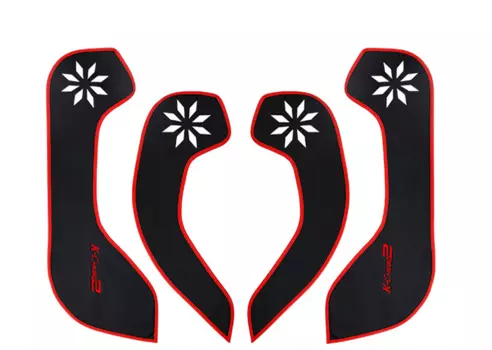 Защитные накладки внутренние поверхности дверей KX CROSS для KIA Rio X / X-line 2017 -, рест. 2021-