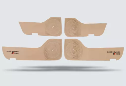 Защитные накладки внутренние поверхности дверей Toyota Land Cruiser 2016 - 2019