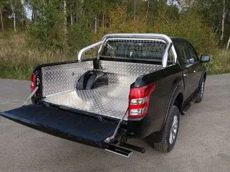 Защитный алюминиевый вкладыш в кузов автомобиля (без борта) Компания ТСС MITL20015-44 Mitsubishi L200 2015 - 2018