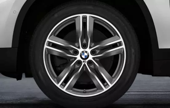 Зимнее колесо в сборе R18 Double Spoke 570M (Bridgestone Blizzak LM001 RFT (RSC) нешип)36112409024 для BMW X1 (F48) 2015-