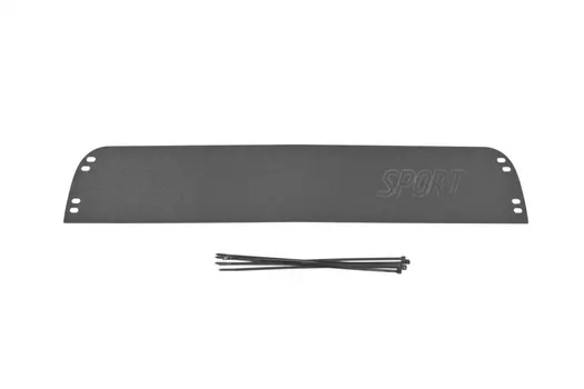 Зимняя заглушка решетки переднего бампера Русская Артель Mitsubishi Pajero Sport 1998-2004