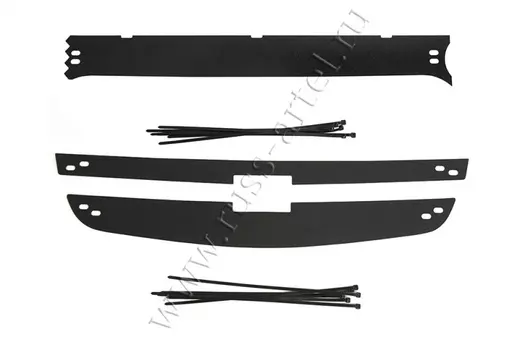 Зимняя заглушка решетки радиатора и переднего бампера Русская Артель Chevrolet Niva Bertone 2009-