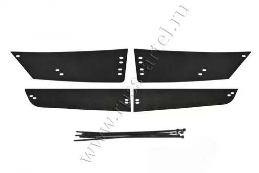 Зимняя заглушка решетки радиатора и решетки переднего бампера Русская Артель Renault Logan 2004-2010