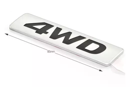 Значок "4WD" на дверь багажника для Hyundai Santa Fe 2015 -