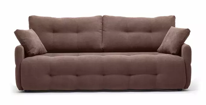 Диван Perrino Эдвард (Triniti dark brown, 140x200, пружинный, с ящиком)