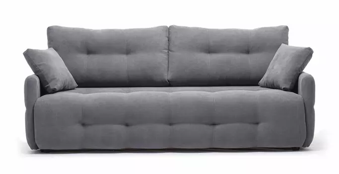 Диван Perrino Эдвард (Triniti grey, 140x200, пружинный, с ящиком)