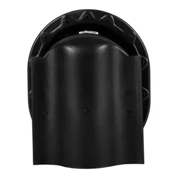 Аэратор Поливент КТВ-вентиль для готовой кровли из гибкой черепицы черный RAL 9005