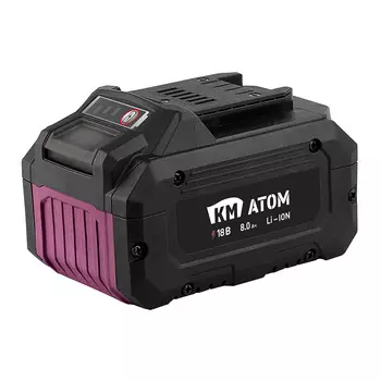 Аккумулятор КМ АТОМ 18 В 8Ач Li-Ion (BLI-18/8.1)