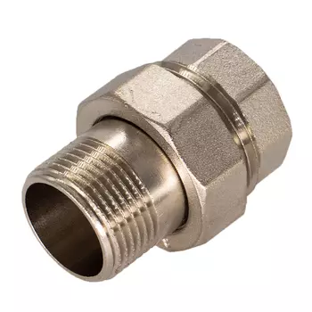 Американка прямая CTM 1 ВР(г) х 1 НР(ш) латунная (CRAS0001)