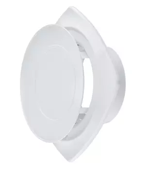 Анемостат приточный регулируемый Era с фланцем d125 мм белый