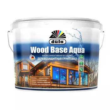 Антисептик Dufa Wood Base Aqua грунтовочный для дерева бесцветный 0,9 л