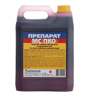 Антисептик МС ПКО огнебиозащитный II группа розовый 5 л
