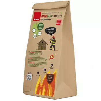 Антисептик Neomid огнебиозащитный I группа бесцветный 2 кг