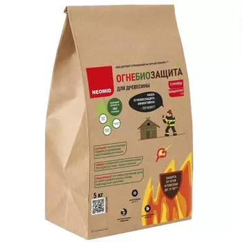 Антисептик Neomid огнебиозащитный I группа бесцветный 5 кг
