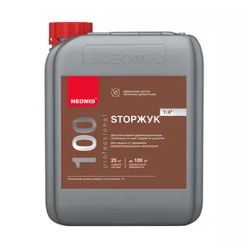 Антисептик Neomid StopЖук для дерева биозащитный концентрат 1:4 5 кг бесцветный