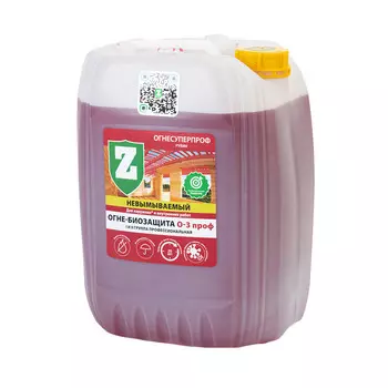 Антисептик Зелест О-3 Проф Огнесуперпроф огнебиозащитный I группа рубин 10 кг