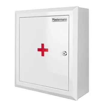Аптечка настенная Mastermann 3 металлическая 350х400 мм (00-00015181)