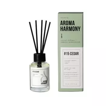 Аромадиффузор с палочками Aroma Harmony №15 Cedar 60 мл