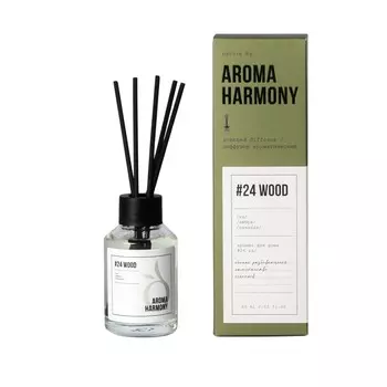 Аромадиффузор с палочками Aroma Harmony №24 Wood 60 мл
