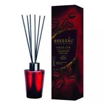 Аромадиффузор с палочками Breesal Passion Кофейный брауни 70 мл
