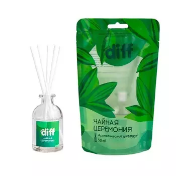 Аромадиффузор с палочками Diff Чайная церемония 50 мл