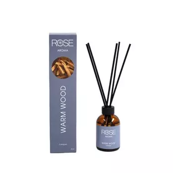 Аромадиффузор с палочками Rose Warm Wood 50 мл