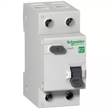 Автомат дифференциальный Schneider Electric Easy9 10А 1P+N тип AC 30 мА 4,5 кА (EZ9D34610)