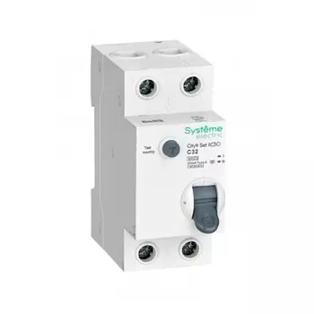 Автомат дифференциальный Systeme Electric City9 Set 32А 1P+N тип A 30 мА 6 кА (C9D65632)