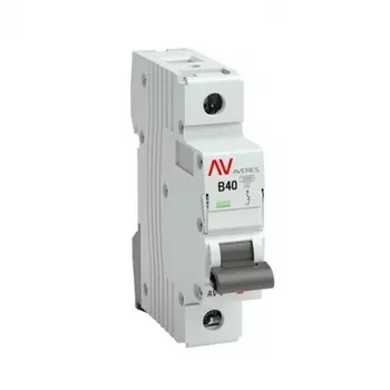 Автоматический выключатель модульный EKF Averes AV-10 1P 40А тип B 10 кА 230 В (mcb10-1-40B-av)