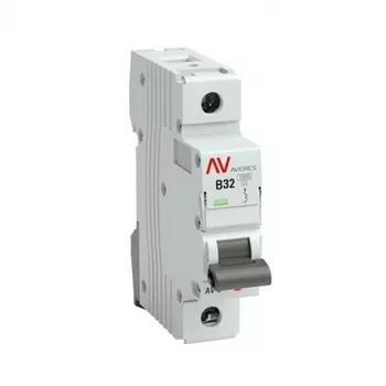 Автоматический выключатель модульный EKF Averes AV-10 1P 32А тип B 10 кА 230 В (mcb10-1-32B-av)