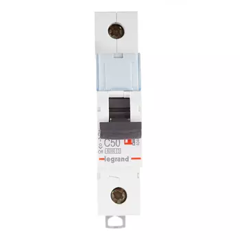 Автоматический выключатель модульный Legrand TX3 1P 50А тип C 6 кА 230 В (404033)
