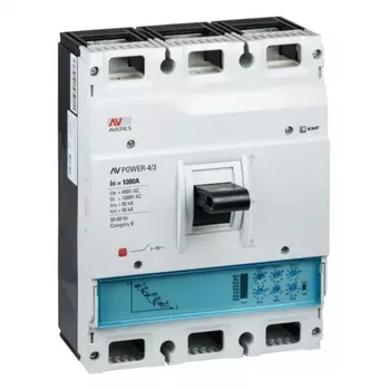 Автоматический выключатель в литом корпусе EKF Averes Power 3P 1000А 50 кА 690 В (mccb-43-1000-2.2-av)