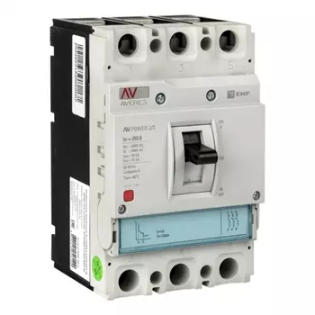 Автоматический выключатель в литом корпусе EKF Averes AV Power-2/3-TR 3P 250А 80 кА 400/690 В (mccb-23-250H-TR-av)