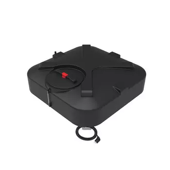 Бак для душа с подогревом 250 л Rostok с лейкой