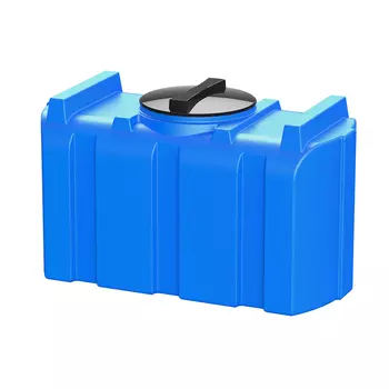 Бак для жидкостей Polimer Group R 200 200 л пластиковый с крышкой синий