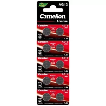 Батарейка Camelion Mercury Free таблетка AG10 1,5 В (10 шт.) (AG10-BP10)