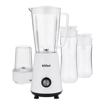 Блендер стационарный Kitfort КТ-1340-1 350 Вт 1 л белый