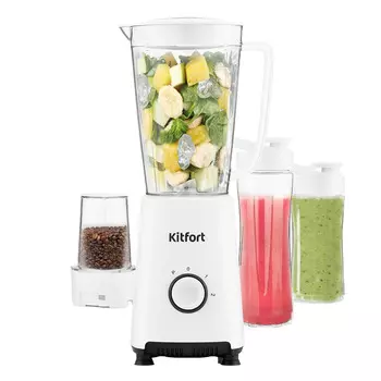 Блендер стационарный Kitfort КТ-1380 300 Вт 1 л белый