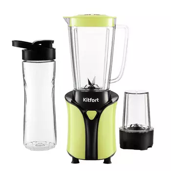 Блендер стационарный Kitfort КТ-3034-2 350 Вт 1 л салатовый