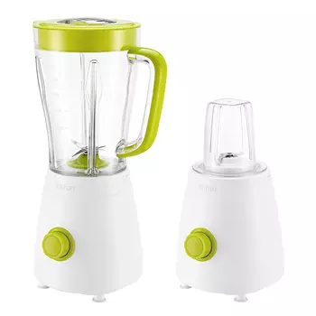 Блендер стационарный Kitfort КТ-3054-2 500 Вт 1,5 л белый/салатовый