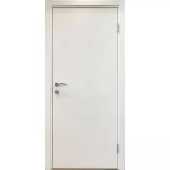 Блок дверной Kapelli Classic 600х2000 мм влагостойкий ПВХ белый глухой